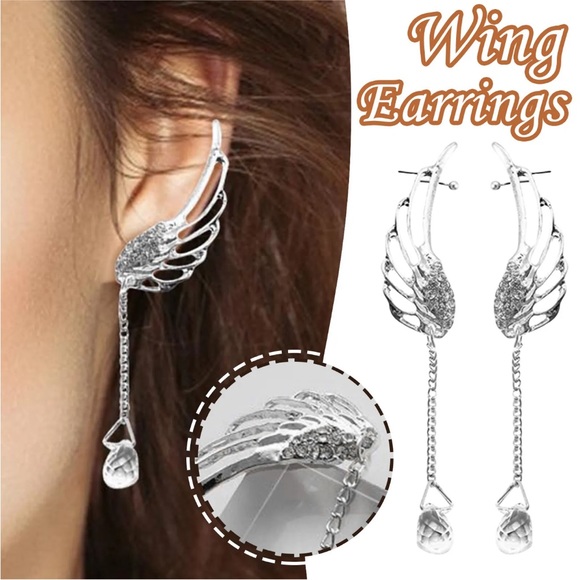 Angel wings Earrings - Picture 2 of 16